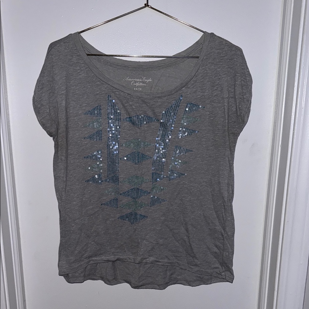 Gray Graphic Tee